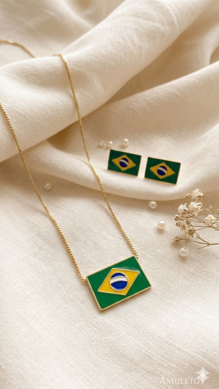 CONJUNTO BANDEIRA DO BRASIL