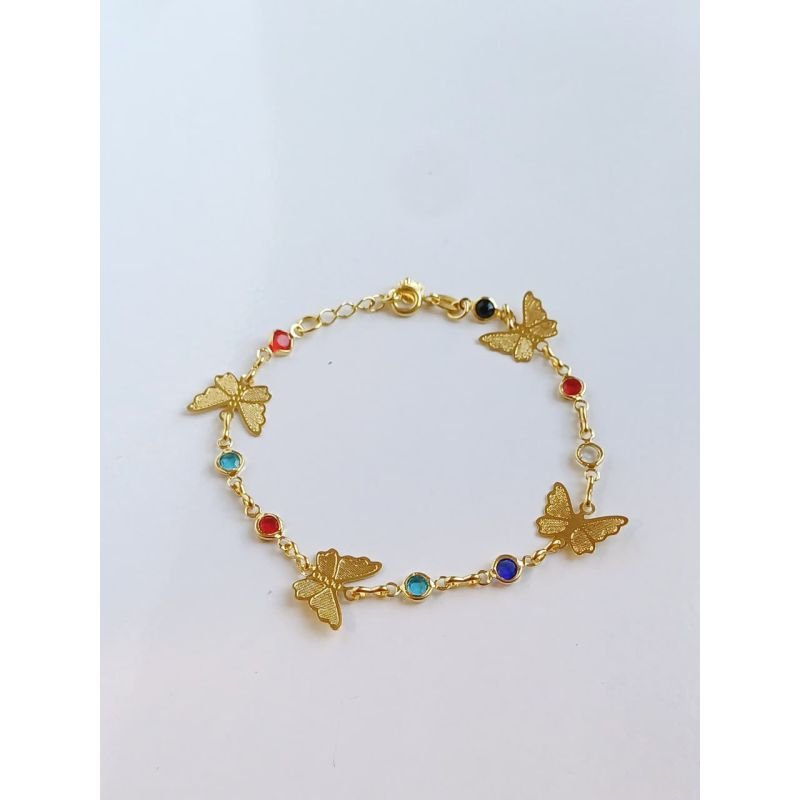 Pulseira Folheada - Borboleta