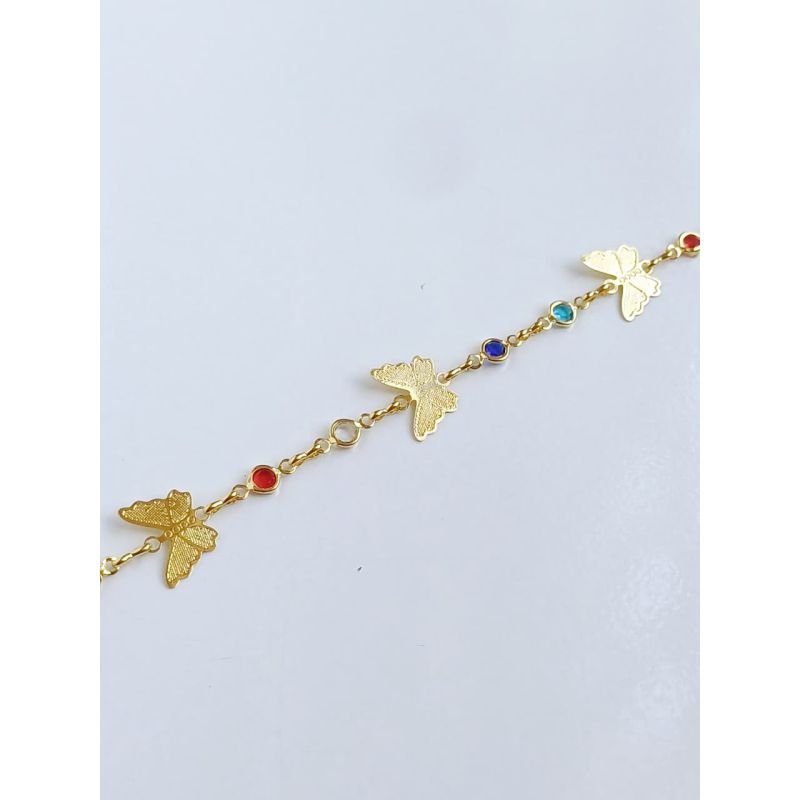 Pulseira Folheada - Borboleta