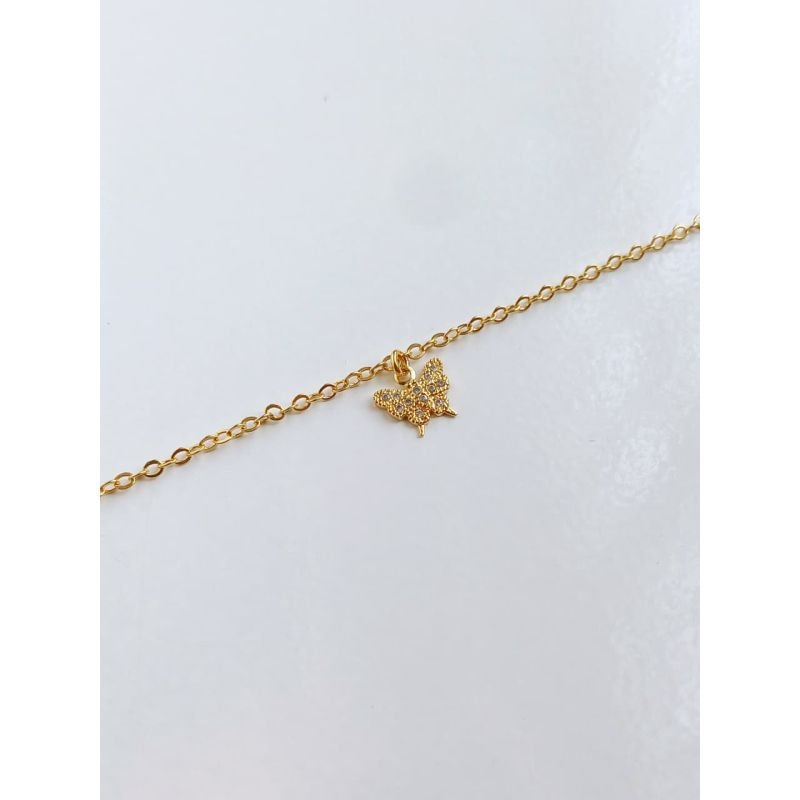 Pulseira Folheada - Borboleta