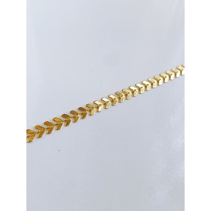 Pulseira Folheada - Chevron